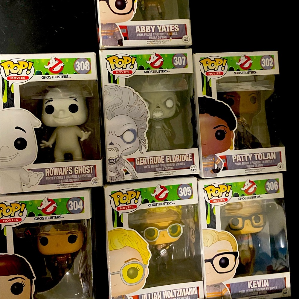 Ghostbusters full set funko pops